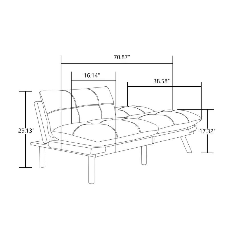 Convertible Folding Modern sofa Bed