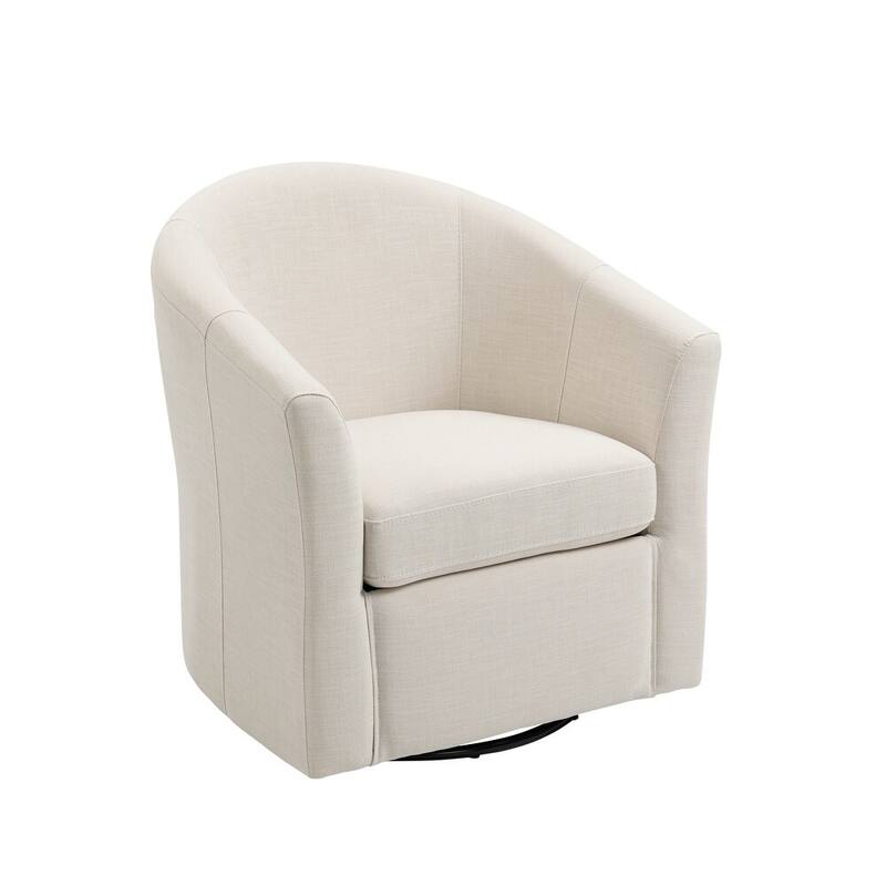 Anna 30"W Swivel Barrel Accent Chair Set of 2