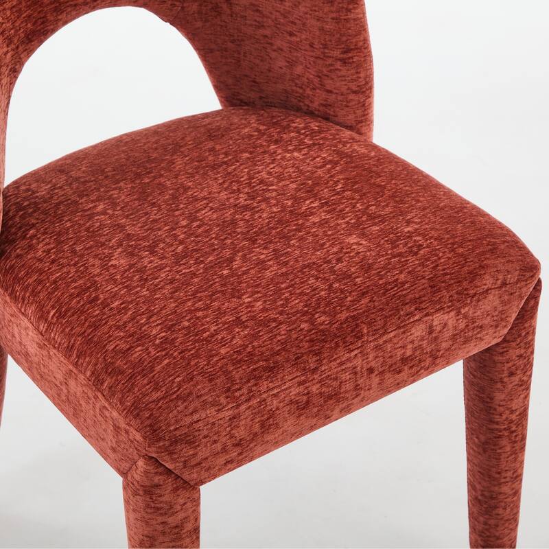 Contemporary Metal Frame Dining Chair Set of 2 with Sponge Cushion 300lb Capacity