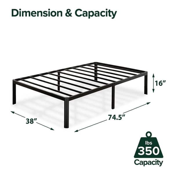Priage by Zinus 16 Inch Metal Platform Bed Bed Bath & Beyond 17040769