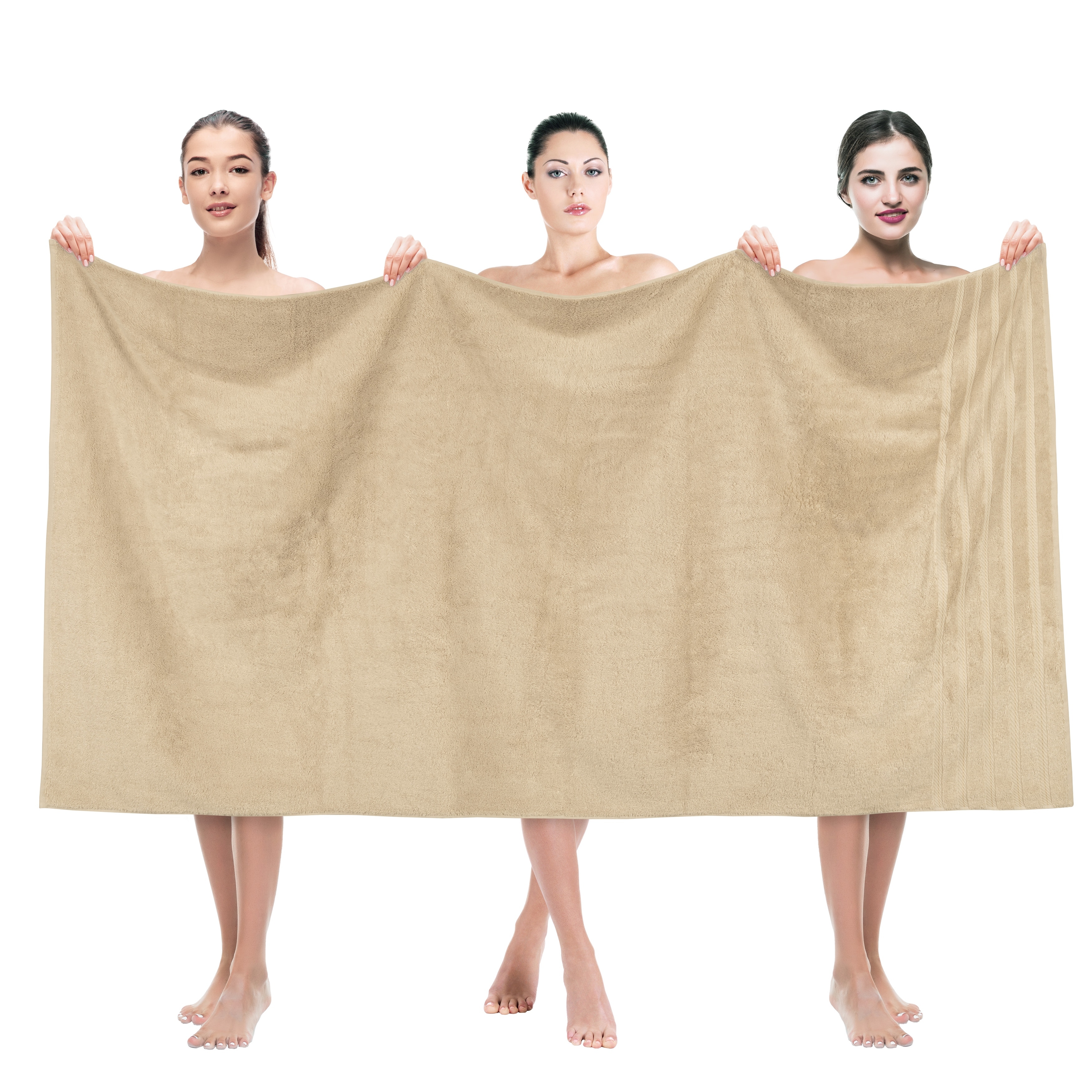 American Soft Linen Oversized Bath Sheet 40x80, Jumbo Large Bath Towels for