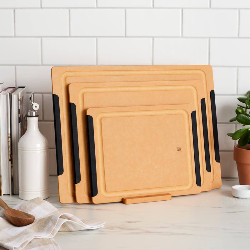 ZWILLING Plant Fiber 4-pc Cutting Board Set - Natural