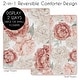 preview thumbnail 3 of 4, Sweet Jojo Designs Blush Pink Boho Shabby Chic Floral Girl 3pc Mini Crib Bedding Set Ivory Bohemian Vintage Watercolor Flower