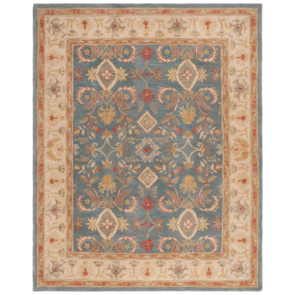 SAFAVIEH Handmade Anatolia Lieke Traditional Oriental Hand-spun Wool Rug