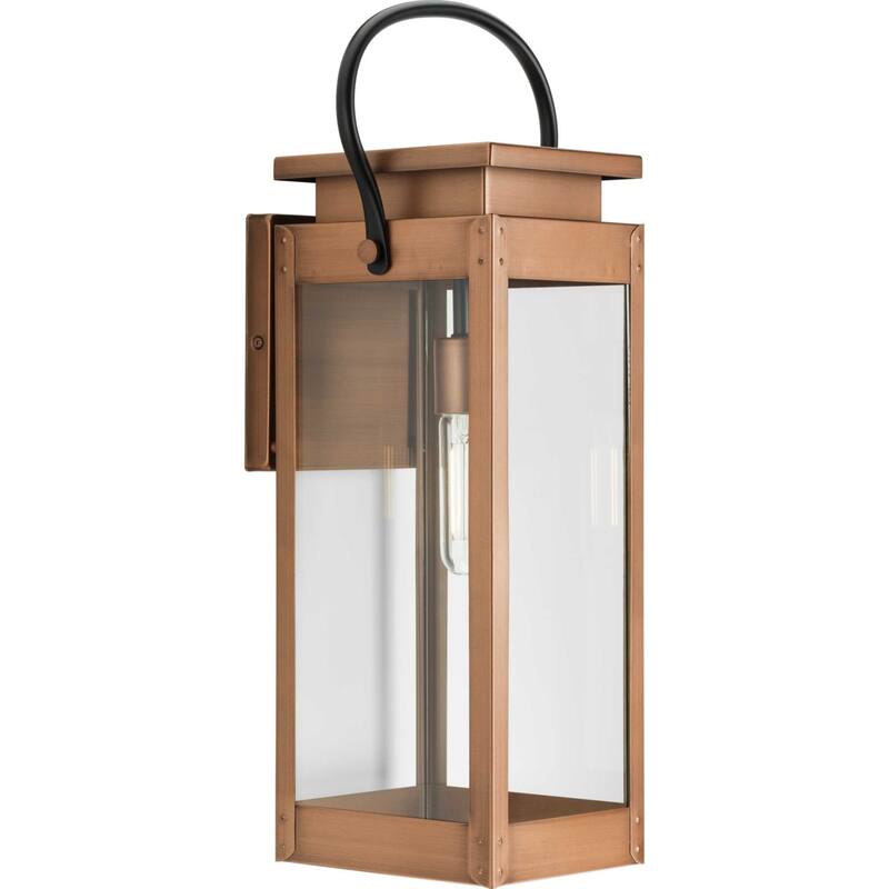 Progress Lighting Union Square Single Light 9-3/4" Wide Outdoor Wall - Antique Copper