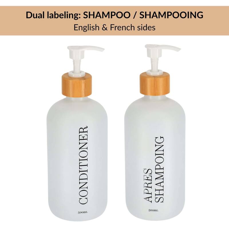 Matte Conditioner Dispenser 17 fl oz (500ml) - 3 L x 3 W x 8.5 H