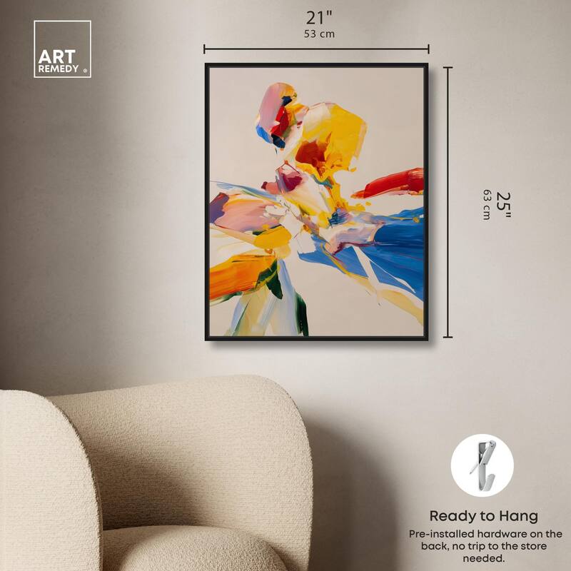 Flippant Bloom I Canvas by Art Remedy