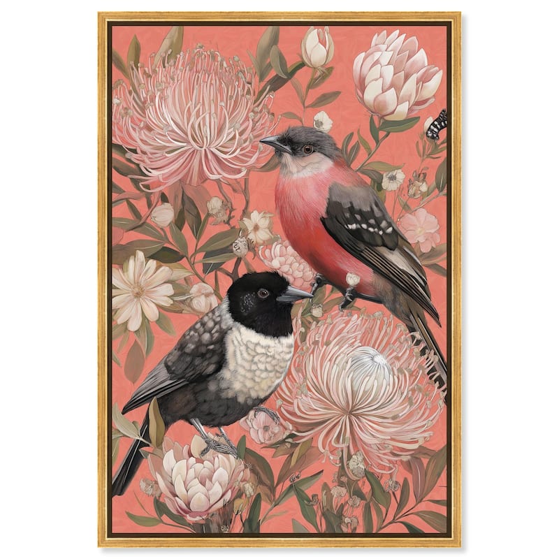 Protea Paradise Canvas by Art Remedy - 20" x 30" - Gold