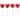 4ct Red Heart Valentine's Day Pathway Marker Lawn Stakes  Clear Lights