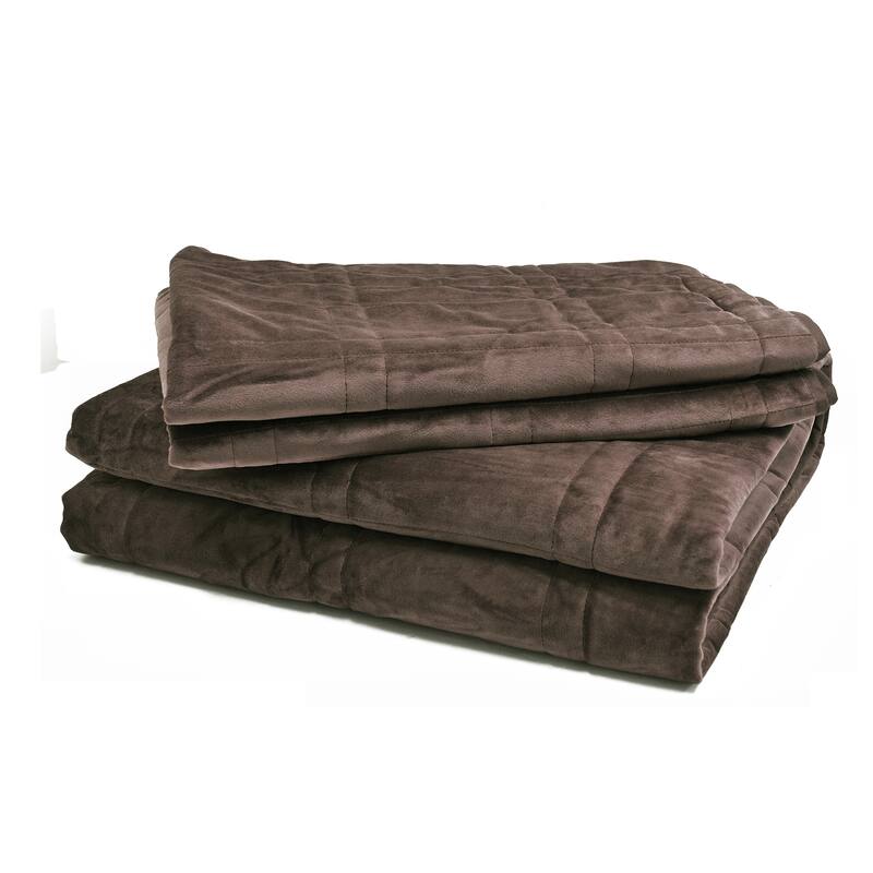 Home Soft Things 3 Piece Box Quilted Micromink Bedspread 102" x 90"