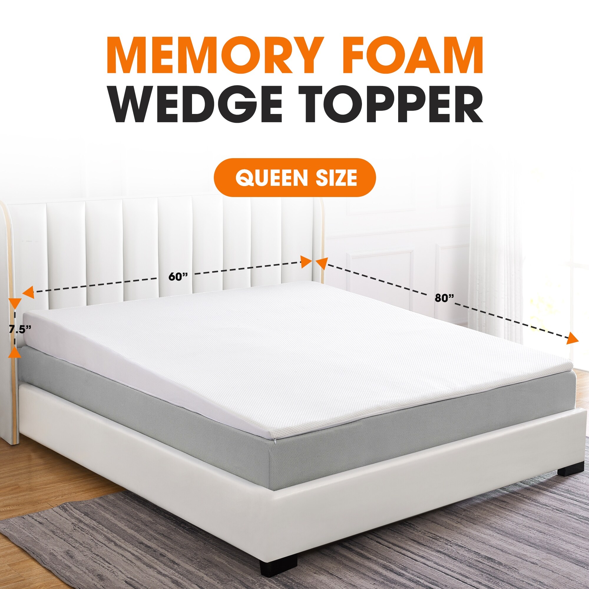 Wedge mattress topper outlet