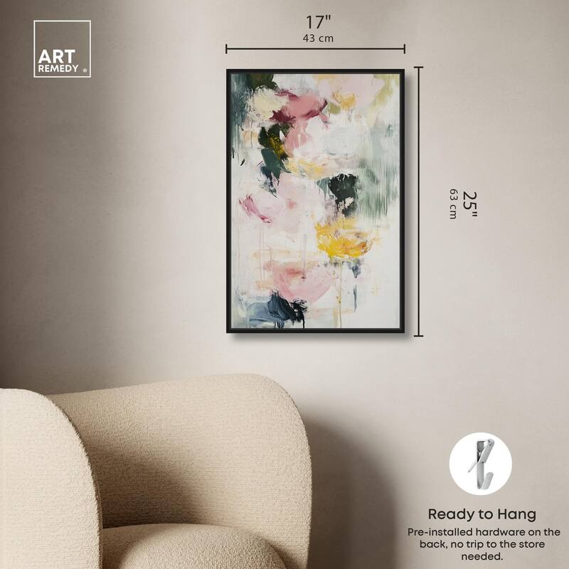 Dripping Colors II Canvas by Art Remedy