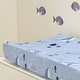preview thumbnail 4 of 3, Lambs & Ivy Bubbles and Squirt Underwater Whale/Fish Soft Changing Pad Cover