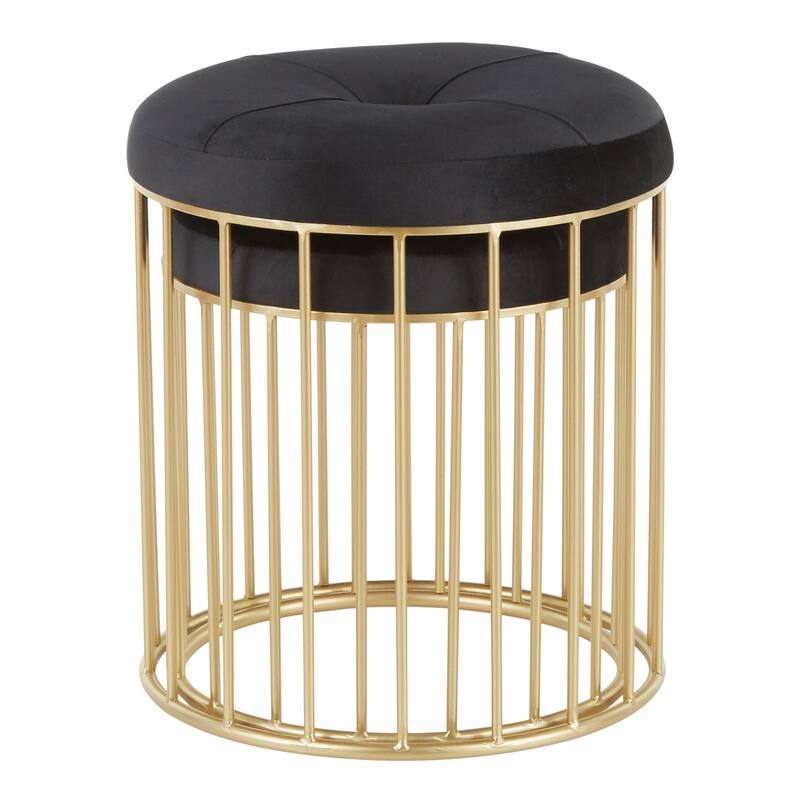 Canary Gold Nesting Ottomans