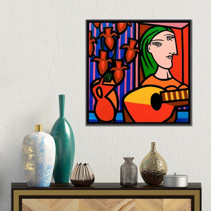 iCanvas "Homage To Picasso 2" by John Nolan Framed