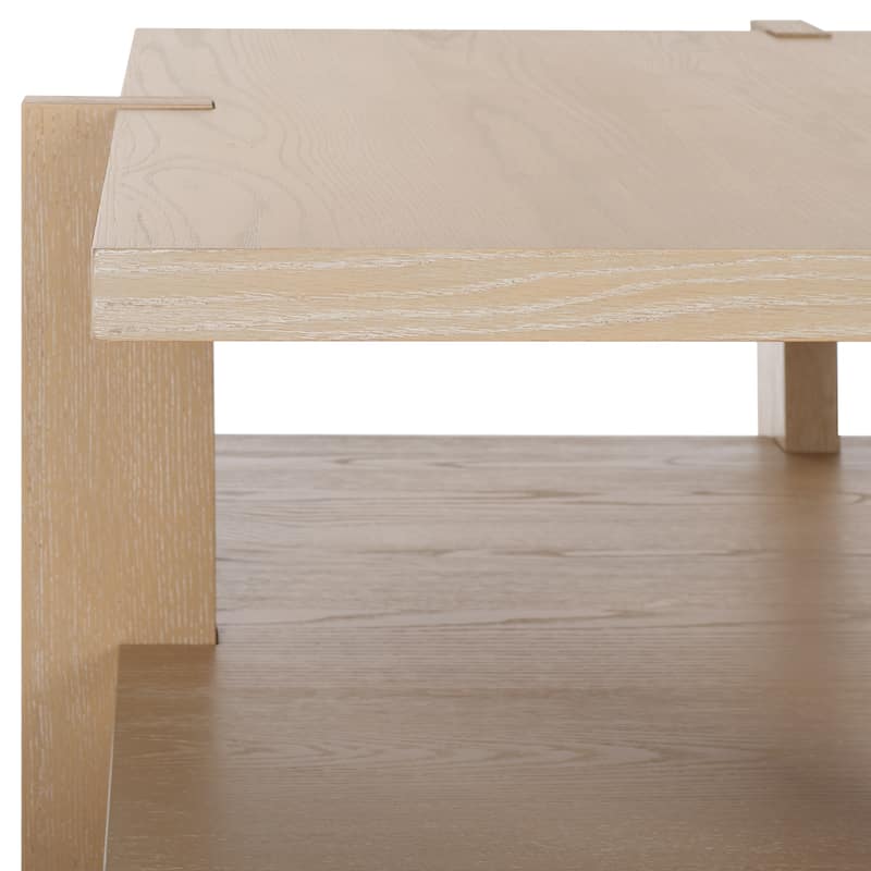 SAFAVIEH Couture Quigley 2-Tier Square Coffee Table - 40 in. W x 40 in. D x 18.3 in. H