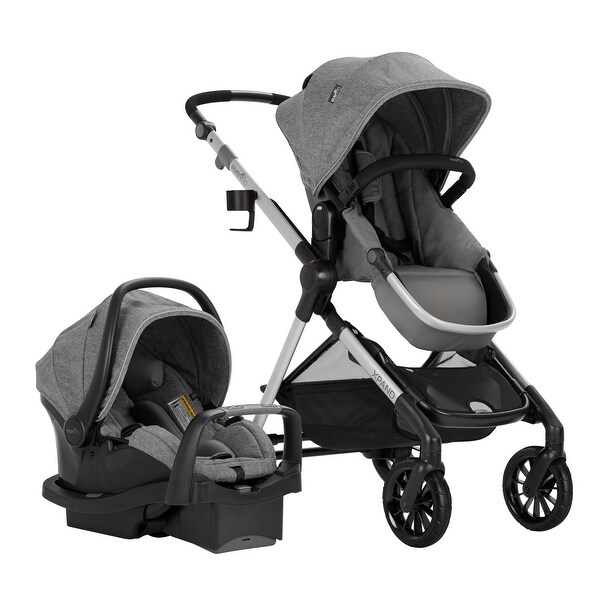 Pivot Xpand Modular Travel System w/SafeMax Infant Car Seat, Percheron. Opens flyout.
