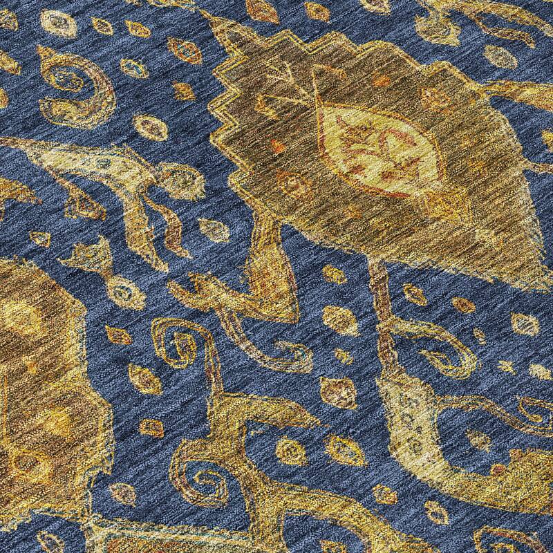 Machine Washable Indoor/ Outdoor Traditional Venetian Chantille Rug