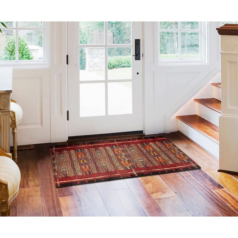 Liora Manne Marina Tribal Stripe Indoor/Outdoor Rug