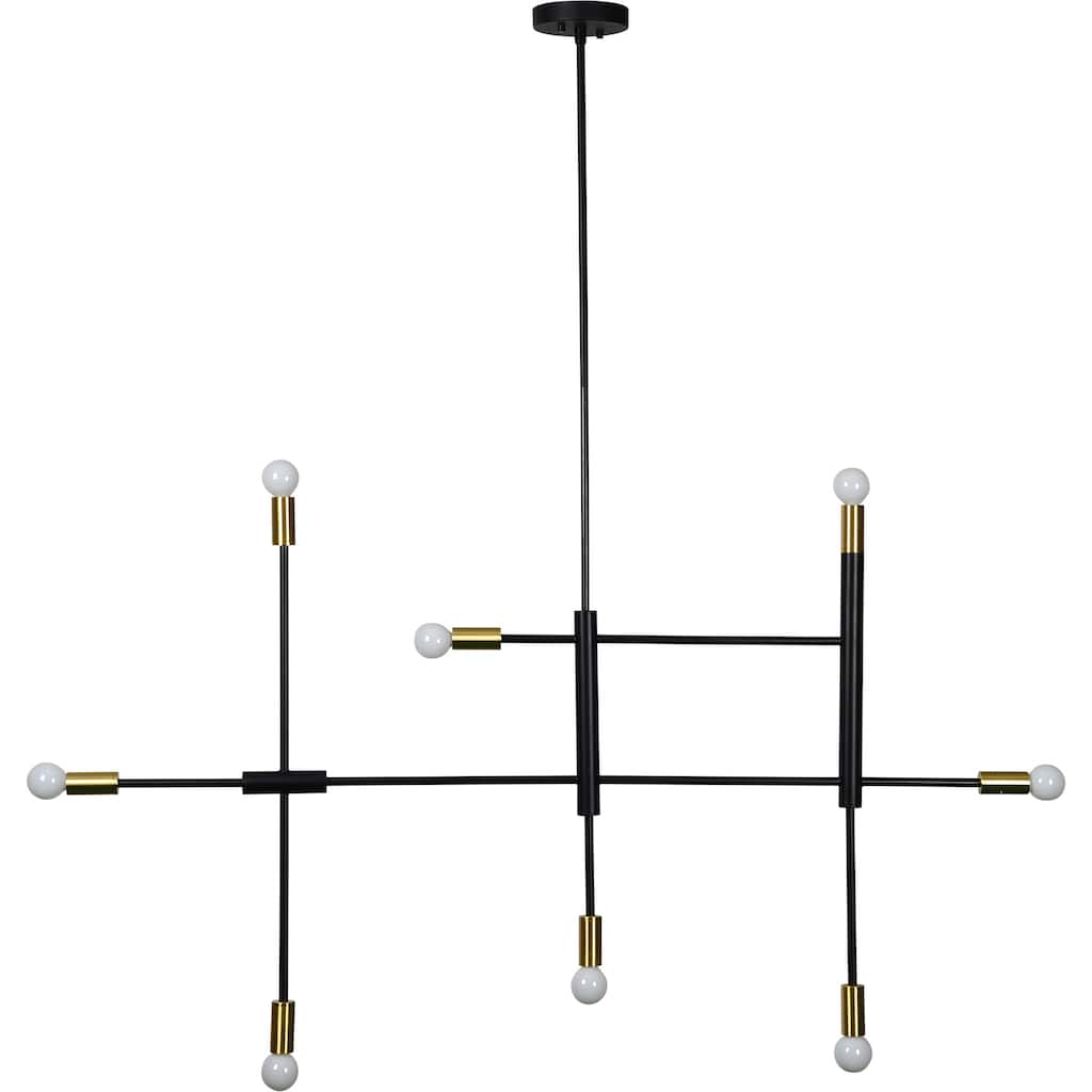 Renwil Reegler 33" Length Ceiling Fixture, Black
