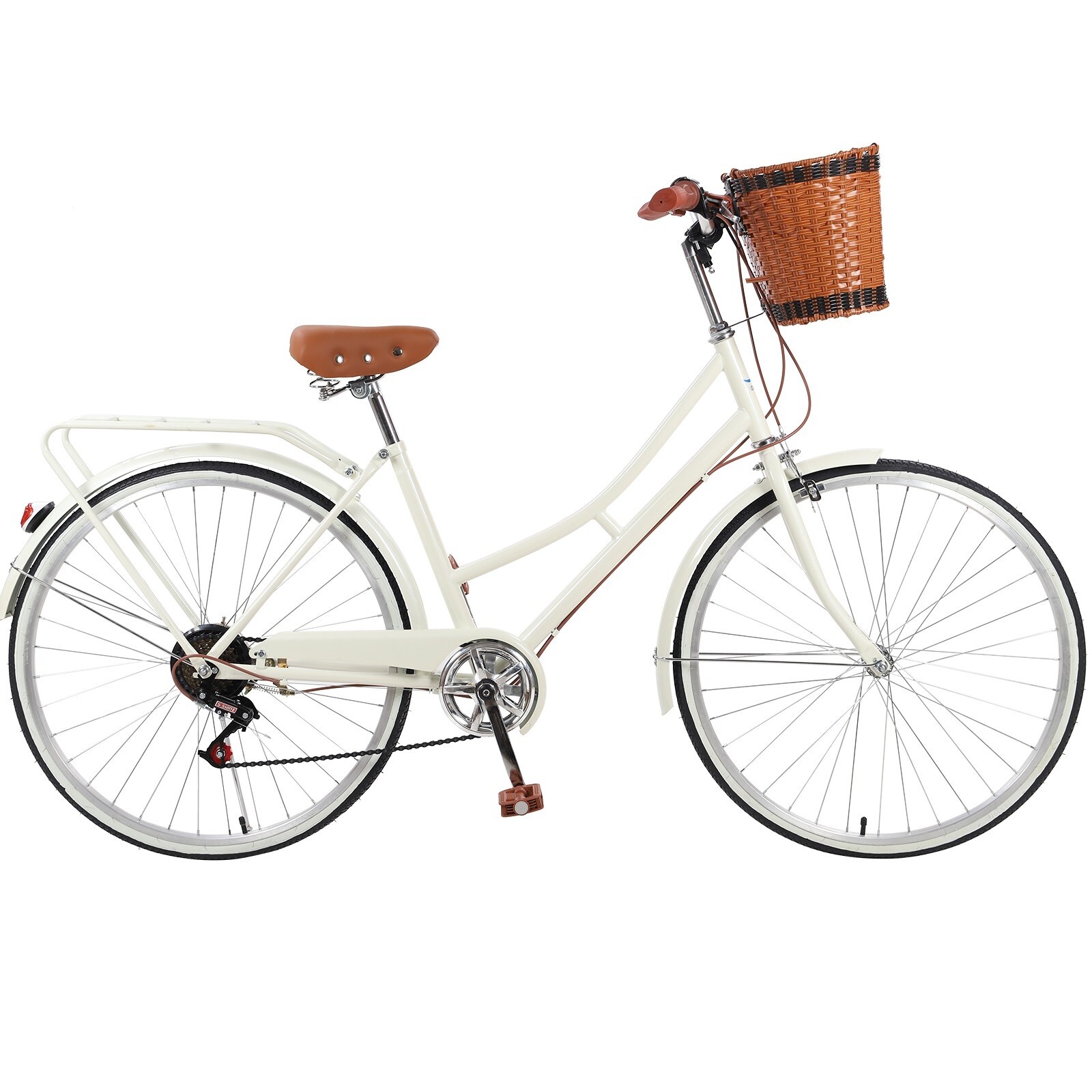 Ladies bike with best sale basket 26 inch