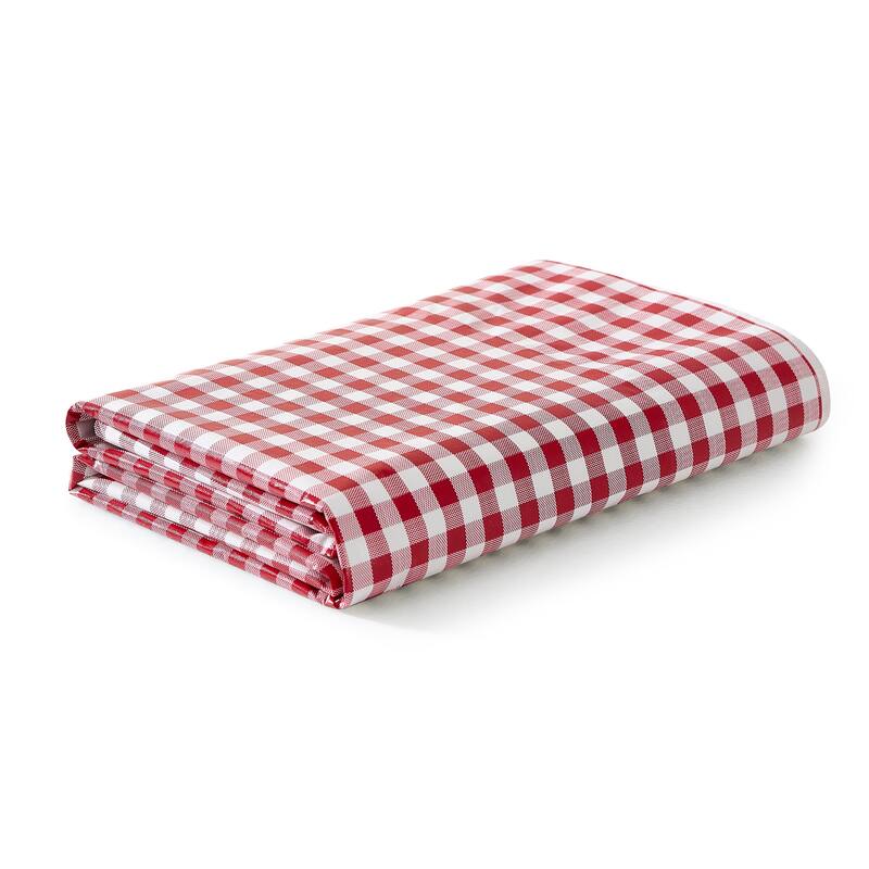 Gingham Check 3-Yard Cut-to-fit Vinyl Tablecloth/Table Protector - 54x108