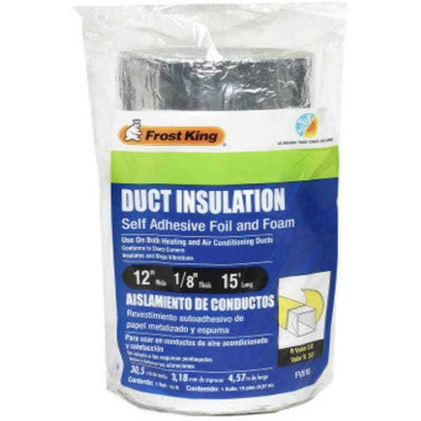 Frost King FV516 15/' X 12/" X 1//8/" Self Adhesive Duct Insulation