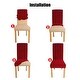 preview thumbnail 14 of 31, Stretch Spandex Short Seat Slipcover Dining Chair Cover