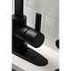 preview thumbnail 9 of 15, Kingston Brass Continental Single-Handle Kitchen Faucet with Brass Sprayer