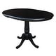 preview thumbnail 10 of 16, 36" Round Extension Dining Table With 4 San Remo Chairs