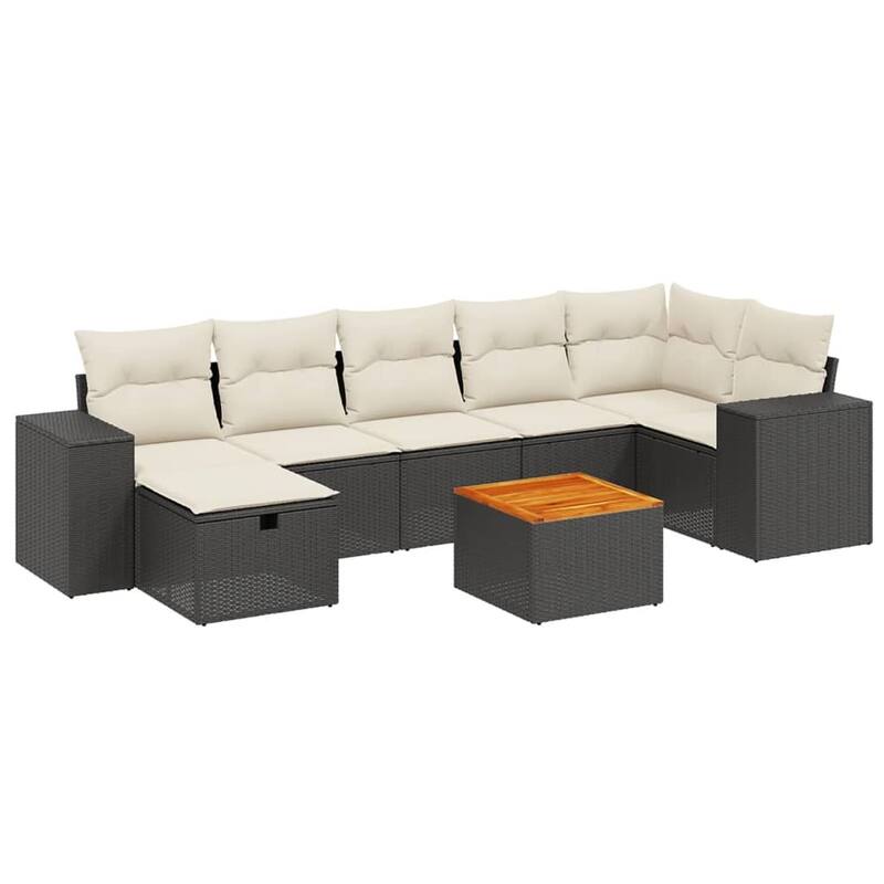 8-Piece Patio Sofa Set with Cushions