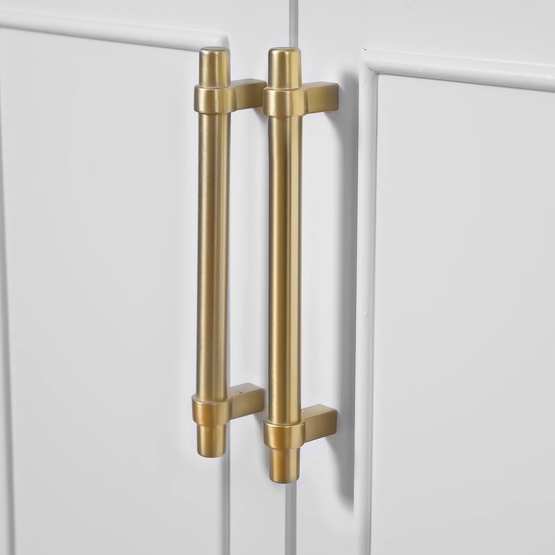 Roomfitters 24 Inch Bathroom Vanity with Ceramic Sink, Storage Cabinet with 2 Doors, Small Single Vanity