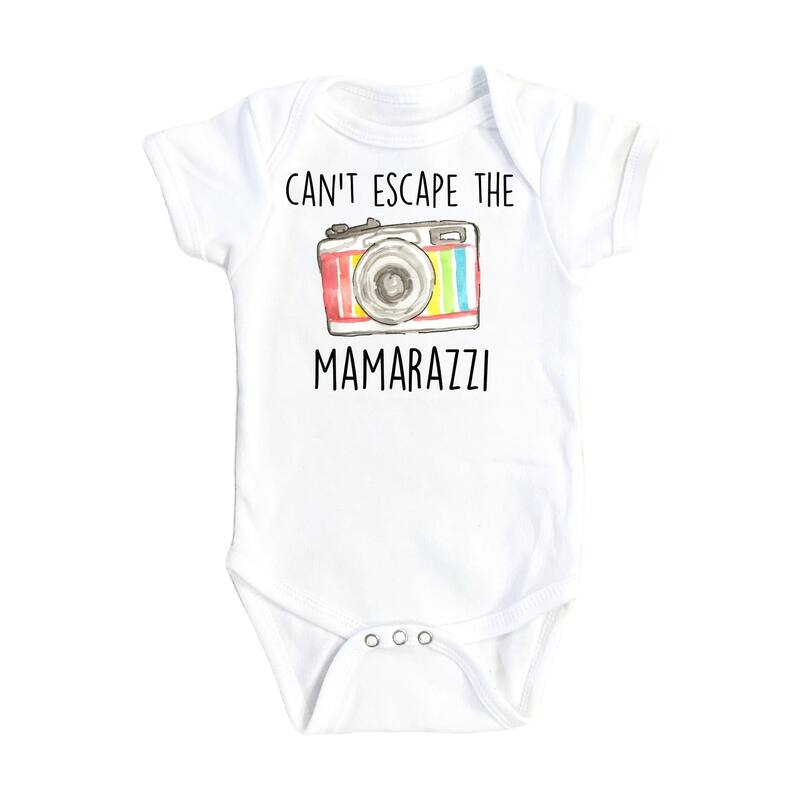 Photographer - Baby Boy Girl Clothes Infant Bodysuit Funny Cute Newborn 1E - White - 0-3M
