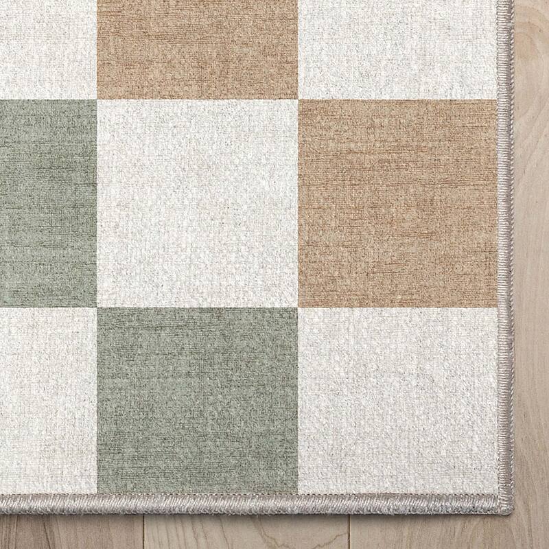Well Woven Apollo Square Modern Geometric Flat-Weave Area Rug
