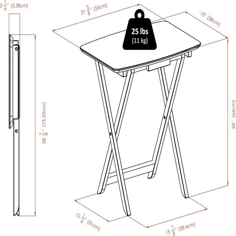 Foldable Snack Tables