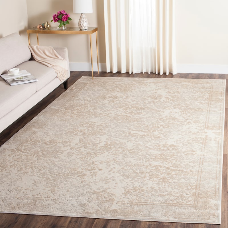 SAFAVIEH Paradise Samija Modern Viscose Rug - 8' x 11'2" - Stone - Rectangle
