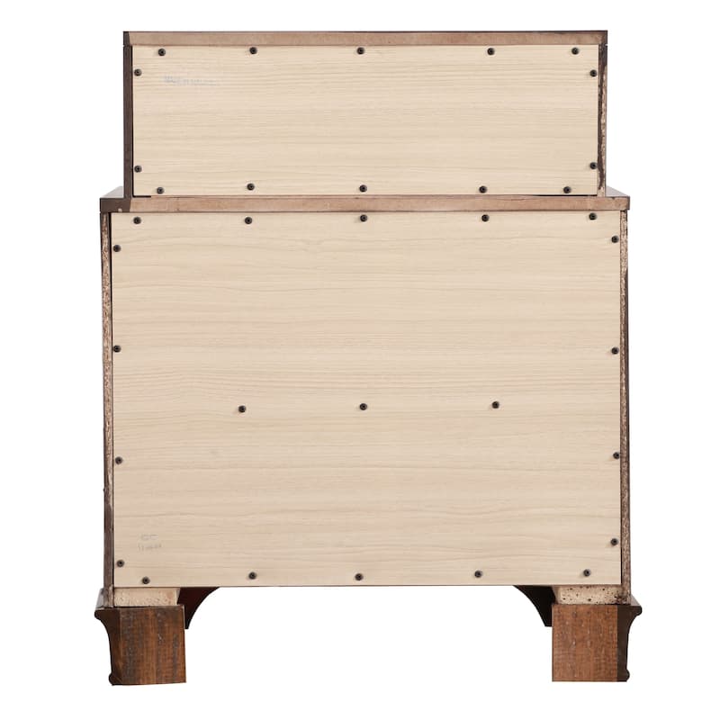 LaVita 3-drawer Wood Nightstand