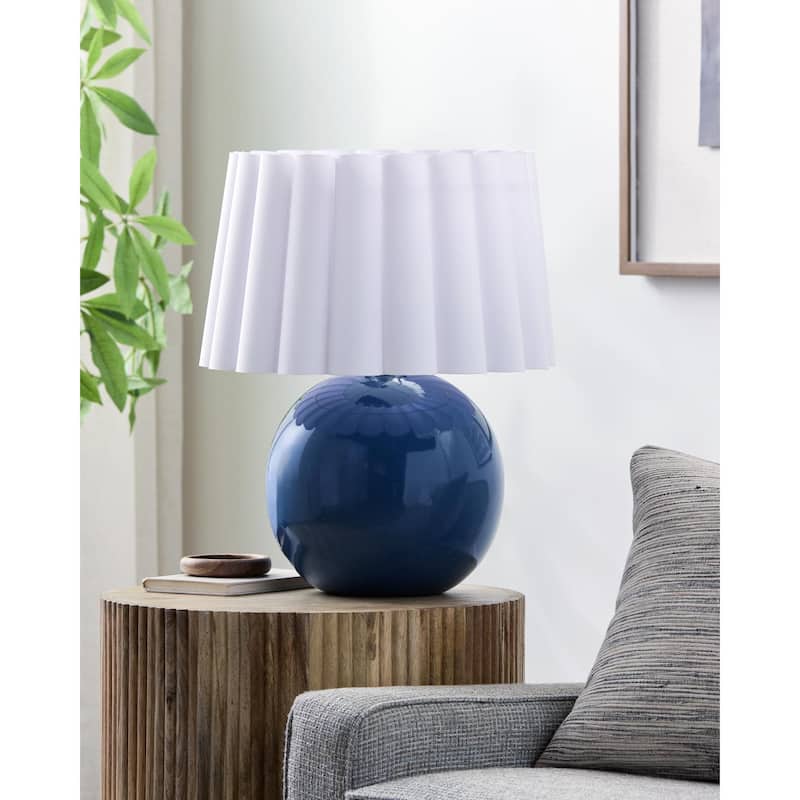 Livabliss Stellar Traditional Accent Table Lamp - Blue