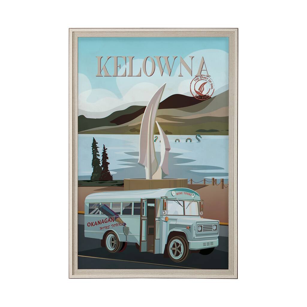 Kelowna Go (XL) Framed Art Print