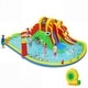 preview thumbnail 27 of 34, Costway Inflatable Water Slide Kids Bounce House Splash Pool Green+Yellow+Blue+Red - with Yellow 750W Blower