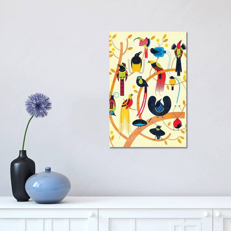 iCanvas "Birds Of Paradise" by Scott Partridge Canvas Print - 18x12x1.5
