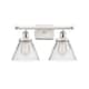 Option Clear / White and Polished Chrome