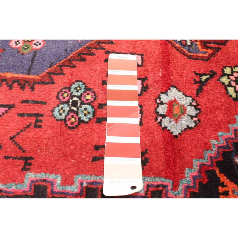 ECARPETGALLERY Hand-knotted Andelz Red Wool Rug - 3'11 x 6'4