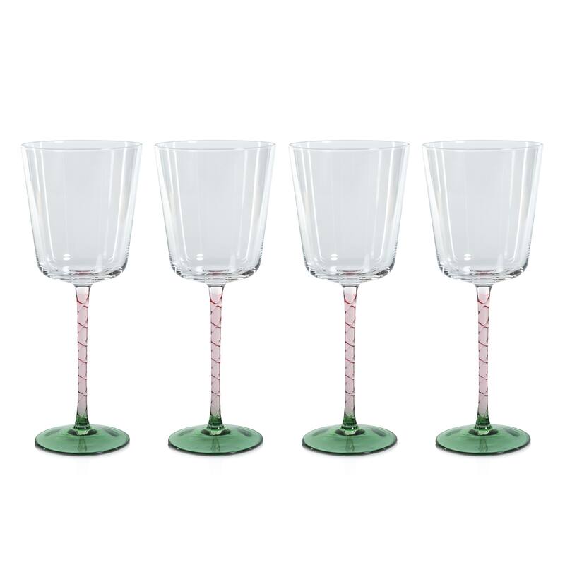 Sachi Red Wine Glasses, Set of 4