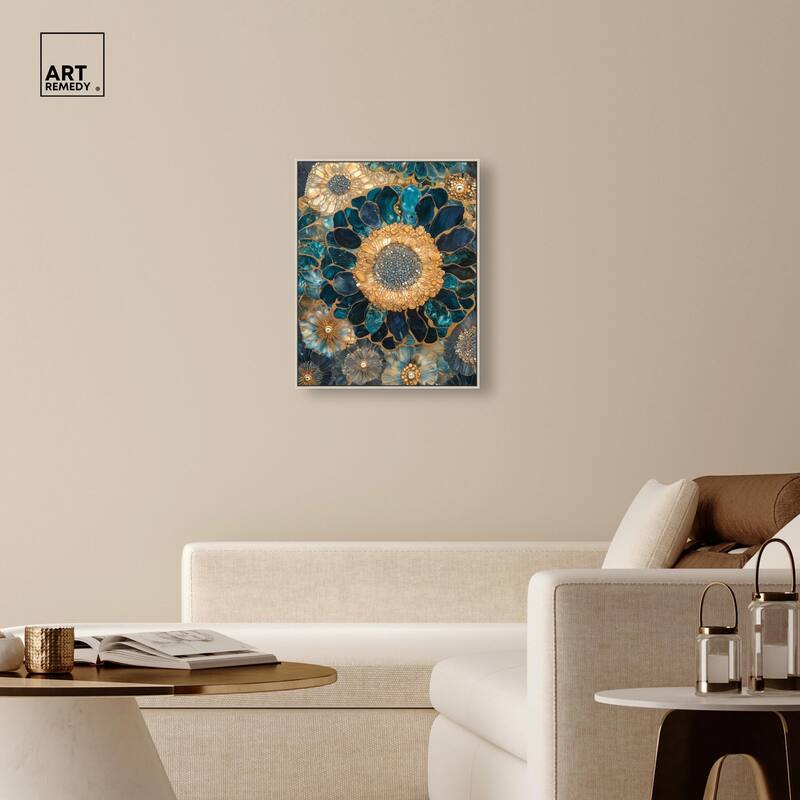 Opulent Geode II Canvas by Art Remedy
