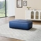 preview thumbnail 9 of 62, Elliot 22"/ 35"/ 43" W Modern Rectangular Genuine Leather Ottoman