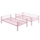 preview thumbnail 6 of 9, Twin Over Twin Metal Bunk Bed with Sturdy Frame and Easy Assembly, Space,Saving Design
