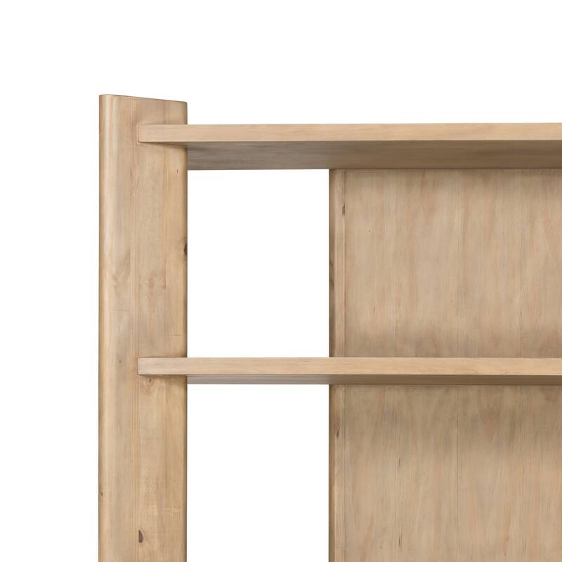 Bailey Bookcase-Smoked Pine