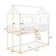 preview thumbnail 5 of 16, Metal Low Bunk Bed with Fence-shaped Guardrail
