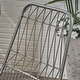 preview thumbnail 7 of 15, Niez Outdoor Wire Counter Stools (Set of 4) by Christopher Knight Home - N/A